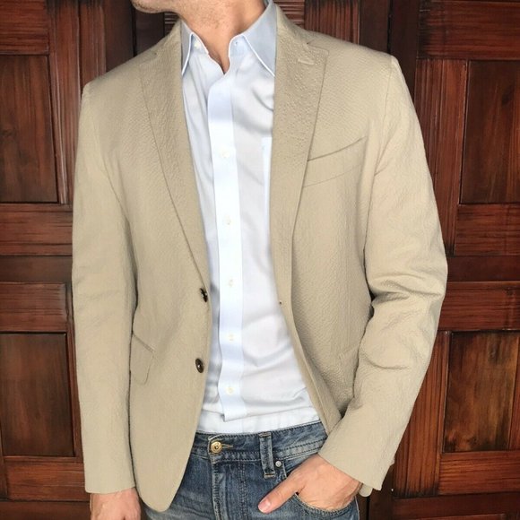 Eidos Napoli Base Deven Cotton Sport Coat 44PR NEW